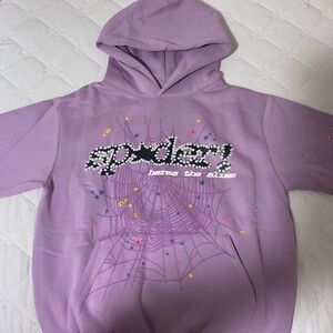 Purple spider hoodie will be shipped within a day!